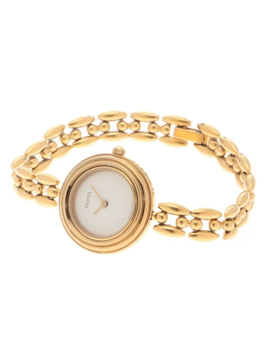 Gucci Change Bezel 11/12.2 Watch Stainless Steel White